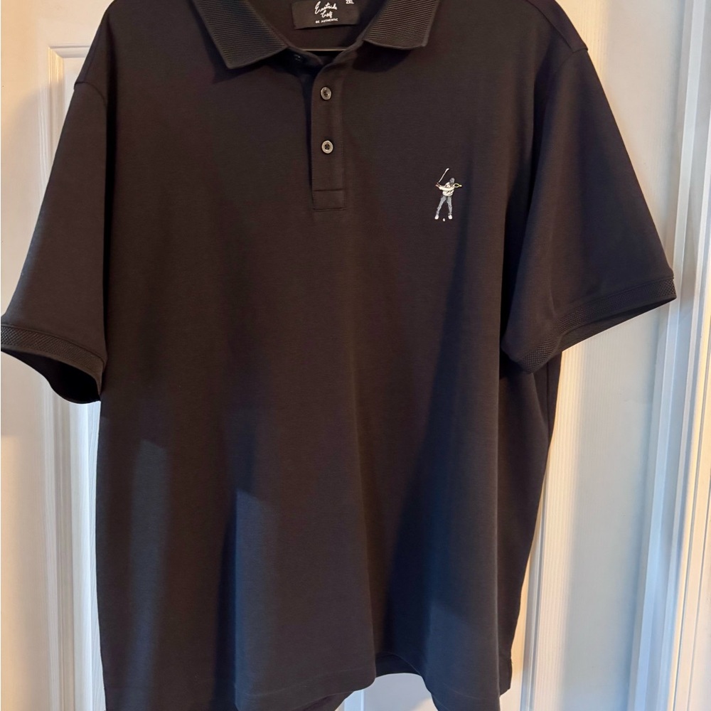 New Men's Eastside Golf  Polo Shirt in Black - Embroidered Logo